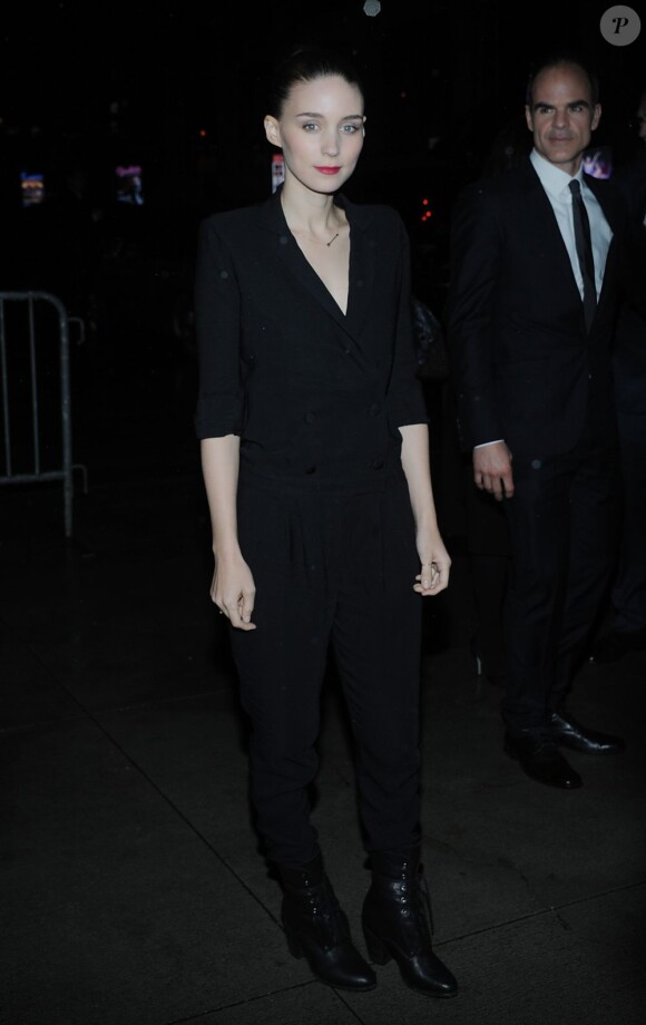 Rooney Mara arrive à la première de House of Cards à New York, le 30 janvier 2013.