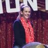 Pauline Ducruet lors de la présentation le 1er février 2013, avec sa mère la princesse Stéphanie de Monaco, des jeunes artistes de cirque programmés lors du 2e Festival New Generation (2-3 février).