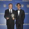 Ang Lee et Suraj Sharma lors de la remise des Directors Guild of America Awards à Los Angeles le 2 février 2013
