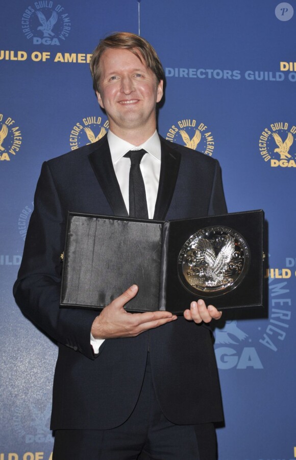 Tom Hooper lors de la remise des Directors Guild of America Awards à Los Angeles le 2 février 2013