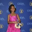 Quvenzhane Wallis lors de la remise des Directors Guild of America Awards à Los Angeles le 2 février 2013