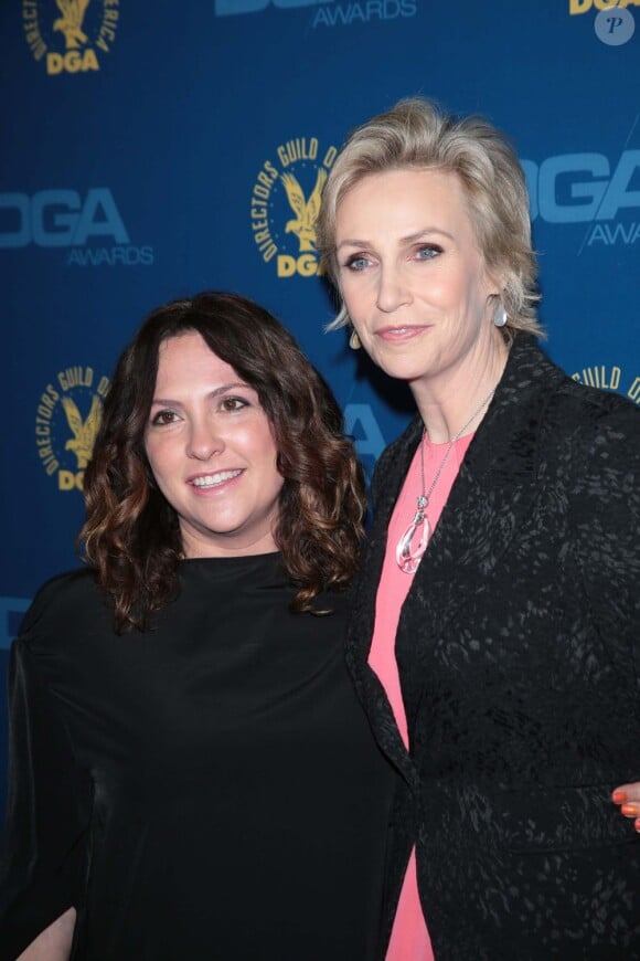 Jill Soloway et Jane Lynch lors de la remise des Directors Guild of America Awards à Los Angeles le 2 février 2013
