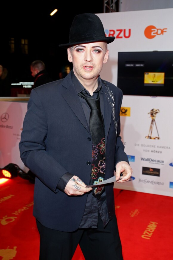 Boy George lors des Golden Camera Awards (Goldene Kamera Awards) à Berlin le 2 février 2013