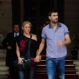 Shakira et son petit-ami Gerard Piqué à Paris, le 15 juin 2011.