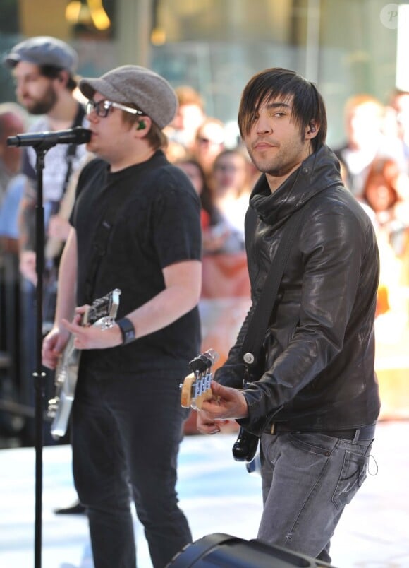 Fall Out Boy en concert à New York, le 22 mai 2009.