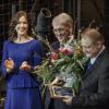 Mary de Danemark présidait le 4 février 2013 la cérémonie de remise du Prix d'honneur de la Société danoise du cancer au Dr. Torben Palshof, à l'Opéra de Copenhague.