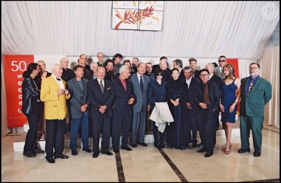 Jacques Chirac, Isabelle Adjani, Gong Li, Martin Scorsese ou encore Jane Campion lors du 50e anniversaire du Festival de Cannes