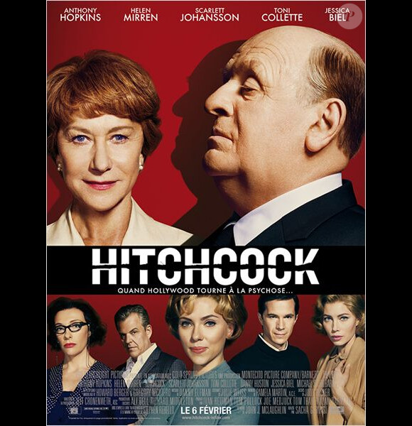 Affiche officielle du film Hitchcock.