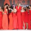Final du défilé Red Dress Collection 2013 de la National Institutes of Health et de son programme The Hearth Truth au Hammerstein Ballroom. New York, le 6 février 2013.