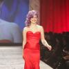 Kelly Osbourne participe au défilé Red Dress Collection 2013 de la National Institutes of Health et de son programme The Hearth Truth au Hammerstein Ballroom. New York, le 6 février 2013.