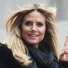 Heidi Klum sur le tournage de Germany's Next Top Model à New York, le 6 février 2013.