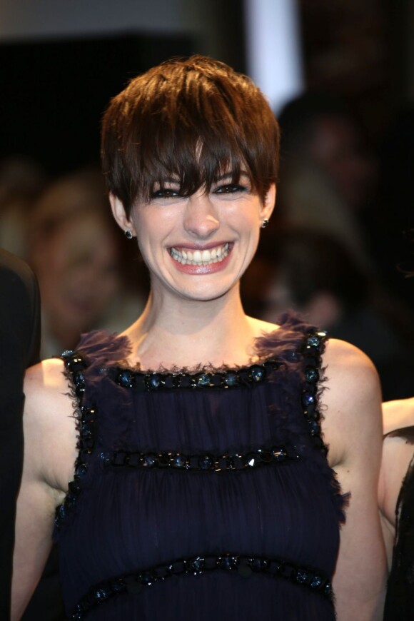 La comédienne Anne Hathaway au Festival de Berlin, le 9 février 2013.