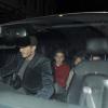 David Beckham et ses fils Brookly, Romeo et Cruz à Londres le 8 février 2013.