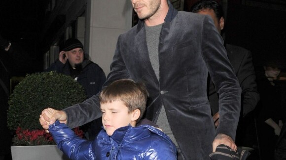 David Beckham : Papa chic et tendre avec ses enfants, avant son arrivée à Paris
