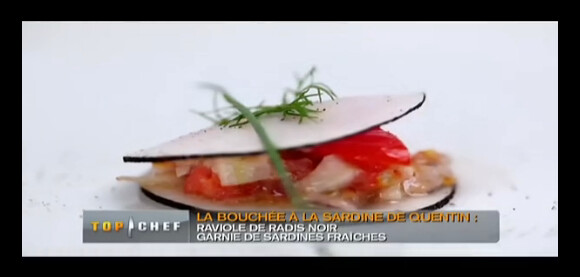La sardine revisitée dans Top Chef 2013 sur M6 le lundi 11 février 2013