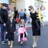 Angelina Jolie avec Shiloh, Vivienne et Knox à Los Angeles le 28 octobre 2012