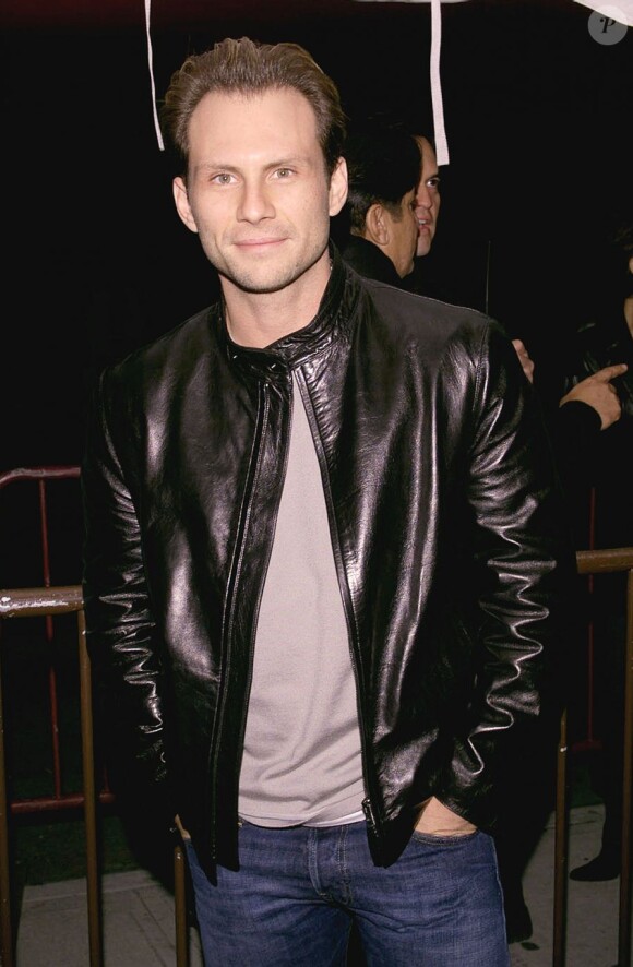 Christian Slater à New York le 23 octobre 2000