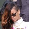 Rihanna quitte le domicile de Chris Brown. Los Angeles, le 6 février 2013.