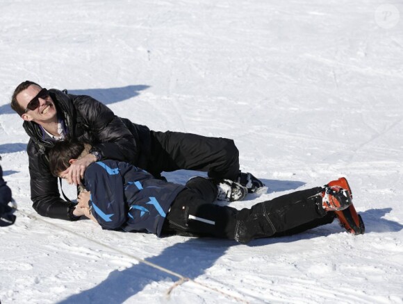 Marie et Joachim de Danemark avaient convié le 13 février 2013 les photographes de presse au Col de la Bretaye, en haut de la station de Villars-sur-Ollon, pour immortaliser leurs vacances avec leurs quatre enfants, Nikolai (13 ans), Felix (11 ans), Henrik (3 ans) et Athena (1 an).
