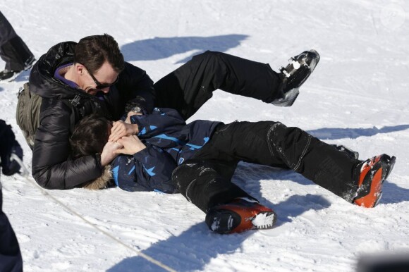 Marie et Joachim de Danemark avaient convié le 13 février 2013 les photographes de presse au Col de la Bretaye, en haut de la station de Villars-sur-Ollon, pour immortaliser leurs vacances avec leurs quatre enfants, Nikolai (13 ans), Felix (11 ans), Henrik (3 ans) et Athena (1 an).