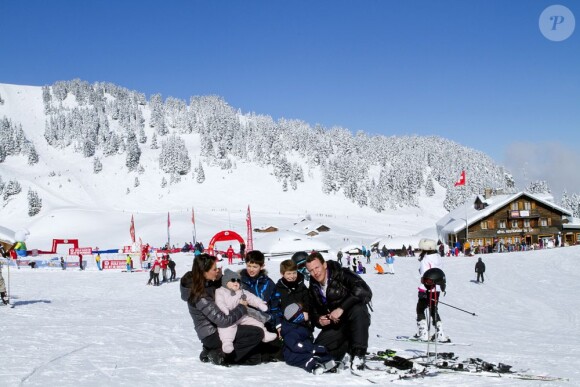 Marie et Joachim de Danemark avaient convié le 13 février 2013 les photographes de presse au Col de la Bretaye, en haut de la station de Villars-sur-Ollon, pour immortaliser leurs vacances avec leurs quatre enfants, Nikolai (13 ans), Felix (11 ans), Henrik (3 ans) et Athena (1 an).