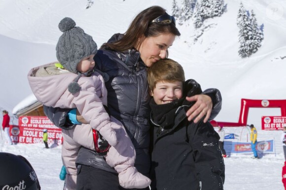 Marie et Joachim de Danemark avaient convié le 13 février 2013 les photographes de presse au Col de la Bretaye, en haut de la station de Villars-sur-Ollon, pour immortaliser leurs vacances avec leurs quatre enfants, Nikolai (13 ans), Felix (11 ans), Henrik (3 ans) et Athena (1 an).