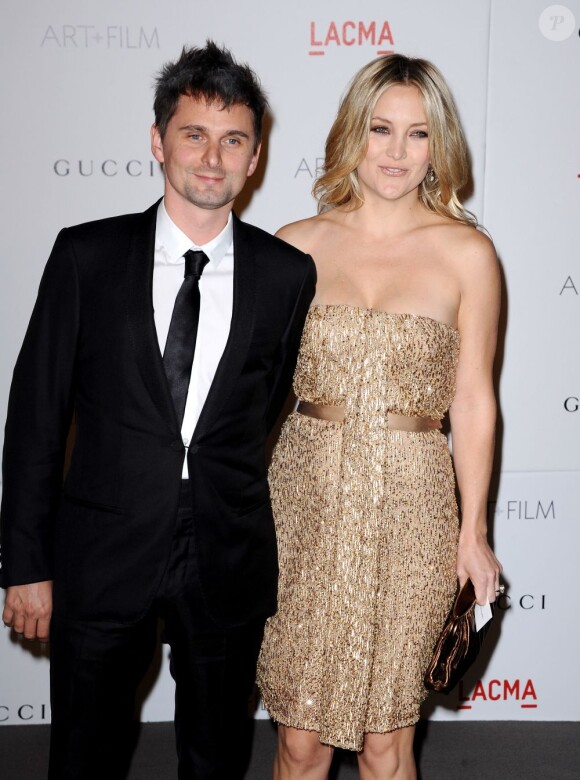 Matthew Bellamy et Kate Hudson le 6 novembre 2011 à Los Angeles.