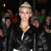 Miley Cyrus arrive à la soirée Cosmopolitan March Cover Party 2013 pendant la fashion week à New York, le 13 février 2013.