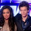 Zayra et Sidoine lors de la première demi-finale de la Star Academy 9, jeudi 14 février 2013 sur TF1