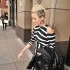 Miley Cyrus quitte son hôtel de New York, le 14 février 2013.