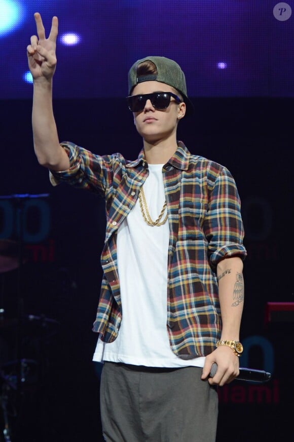 Justin Bieber en concert au BB&T Center à Sunrise. Le 8 décembre 2012.