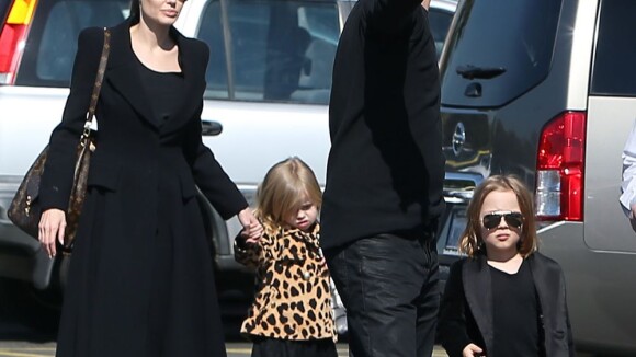 Brad Pitt et Angelina Jolie : A 4 ans, les jumeaux sont leurs copies conformes !