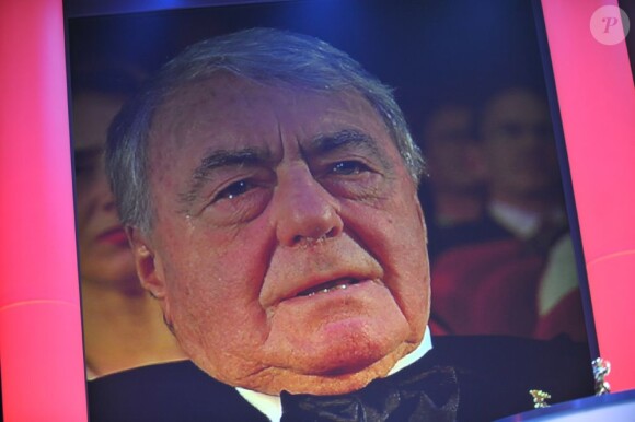 Claude Lanzmann ému aux larmes avant de recevoir un Ours d'or d'honneur le 14 février 2013.