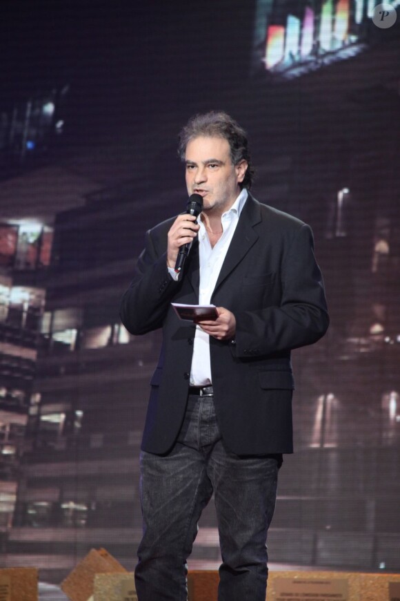 Raphaël Mezrahi aux Gérard de la Télévision 2012 à Paris le 17 décembre 2012.