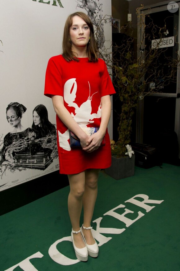 Charlotte Ritchie lors de l'avant-première du film Stoker à Londres le 17 février 2013