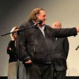 Gérard Depardieu au vernissage de l'exposition consacrée à Maurice Pialat à la Cinémathèque à Paris, le 18 février 2013.