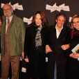 Jean-Pierre Marielle et sa femme Agathe, Nathalie Baye, Richard Anconina et Sandrine Bonnaire au vernissage de l'exposition consacrée à Maurice Pialat à la Cinemathèque à Paris, le 18 février 2013.