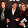 Nathalie Baye, Richard Anconina et Sandrine Bonnaire au vernissage de l'exposition consacrée à Maurice Pialat à la Cinemathèque à Paris, le 18 février 2013.
