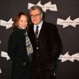 Nathalie Baye et Serge Toubiana au vernissage de l'exposition consacrée à Maurice Pialat à la Cinemathèque à Paris, le 18 février 2013.