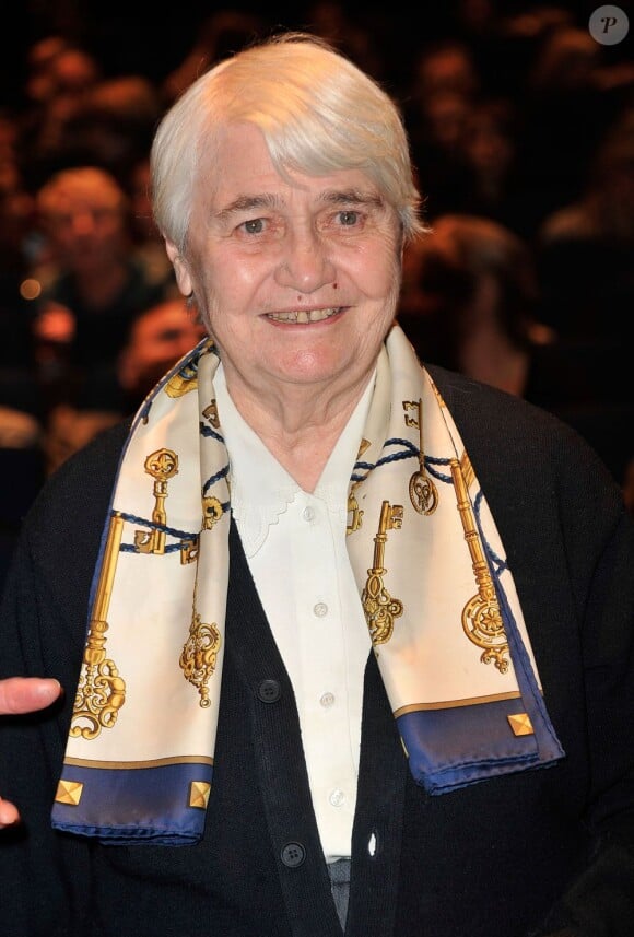 Micheline Pialat au vernissage de l'exposition consacrée à Maurice Pialat à la Cinemathèque à Paris, le 18 février 2013.