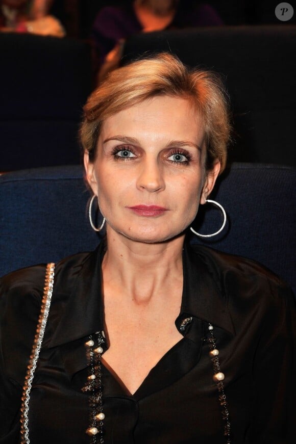Melita Toscan Du Plantier au vernissage de l'exposition consacrée à Maurice Pialat à la Cinemathèque à Paris, le 18 février 2013.
