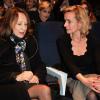 Nathalie Baye et Sandrine Bonnaire au vernissage de l'exposition consacrée à Maurice Pialat à la Cinemathèque à Paris, le 18 février 2013.