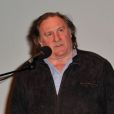 Gérard Depardieu au vernissage de l'exposition consacrée à Maurice Pialat à la Cinémathèque à Paris, le 18 février 2013.