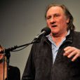 Gérard Depardieu au vernissage de l'exposition consacrée à Maurice Pialat à la Cinémathèque à Paris, le 18 février 2013.