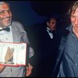 Gérard Depardieu et Maurice Pialat à Cannes en 1987.