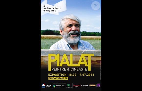 L'affiche de Maurice Pialat, peintre et cinéaste à la Cinémathèque française.