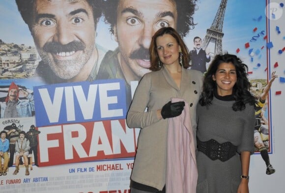 Armelle et Reem Kherici à l'avant-première du film Vive la France à l'UGC Bercy à Paris le 19 février 2013.