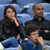 Rachel Legrain-Trapani et son compagnon, le footballeur Aurélien Capoue, au Stade de France, le 11 septembre 2012.