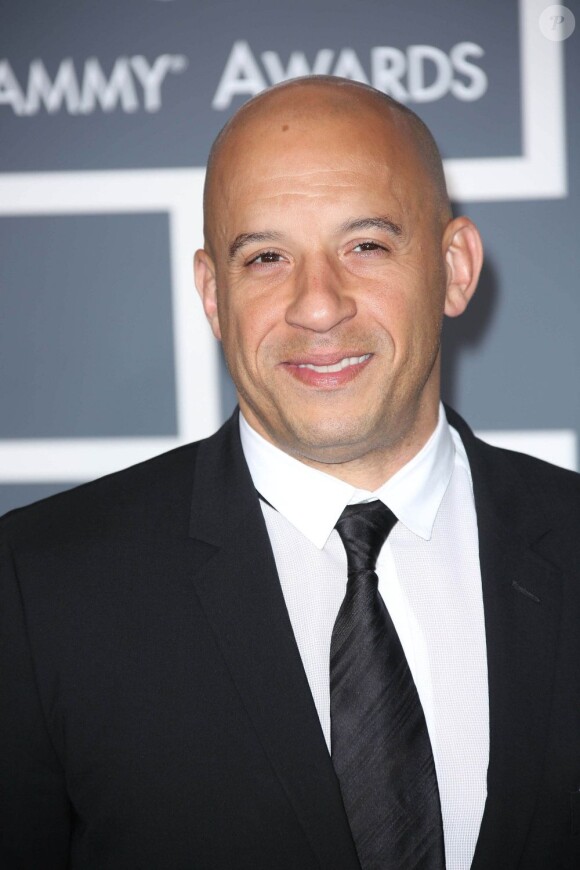 Vin Diesel à la 55e cérémonie des Grammy Awards à Los Angeles, le 10 février 2013.