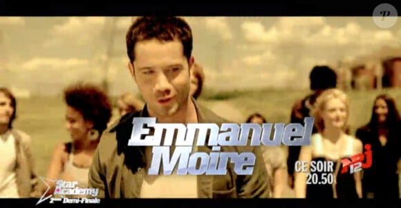 Emmanuel Moire pour la demi-finale de la Star Academy 9, jeudi 21 février 2013 sur NRJ12